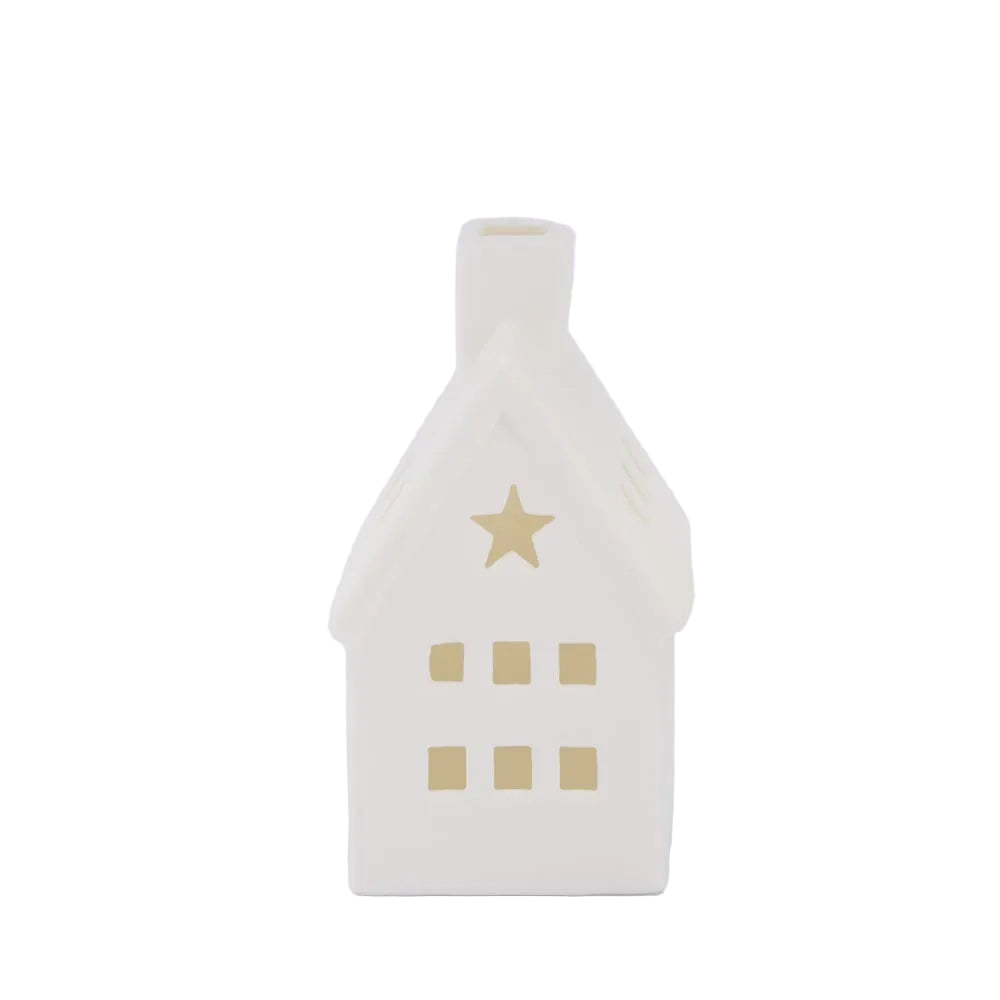 Light Up Porcelain House Extra Small
