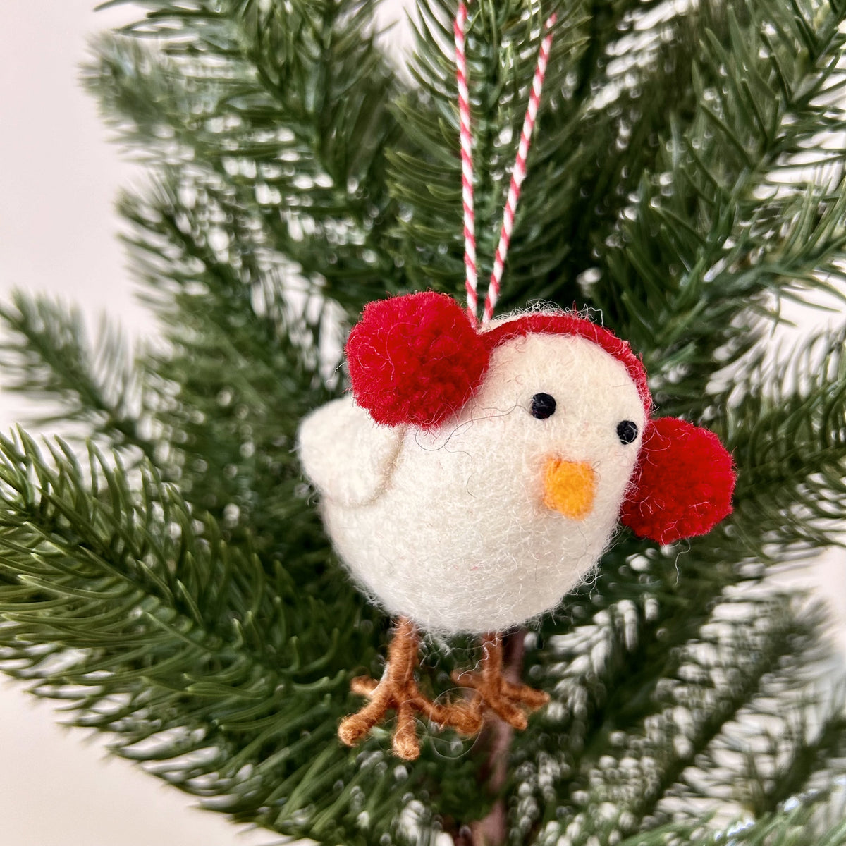 Chicken Cherie Wool Decoration