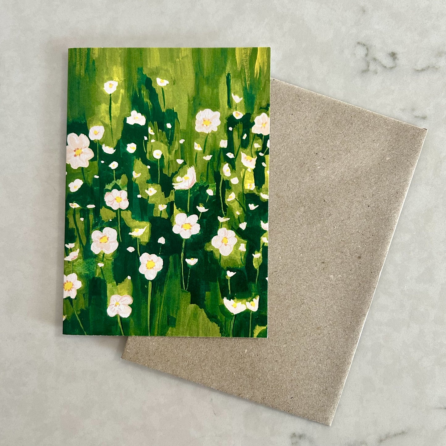Windflowers Botanical Gardens Greeting Card