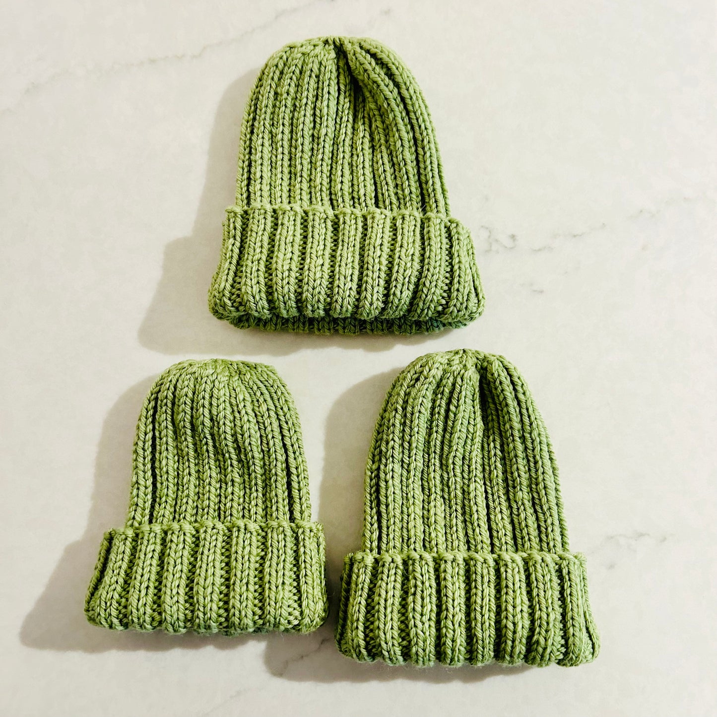 Wool Baby Beanie - Fern