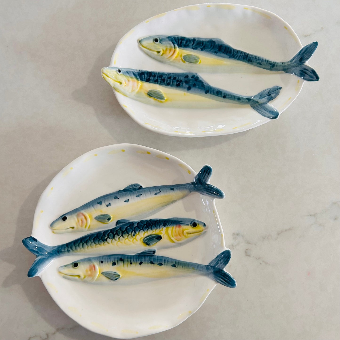 Azur Oval Ceramic Plate