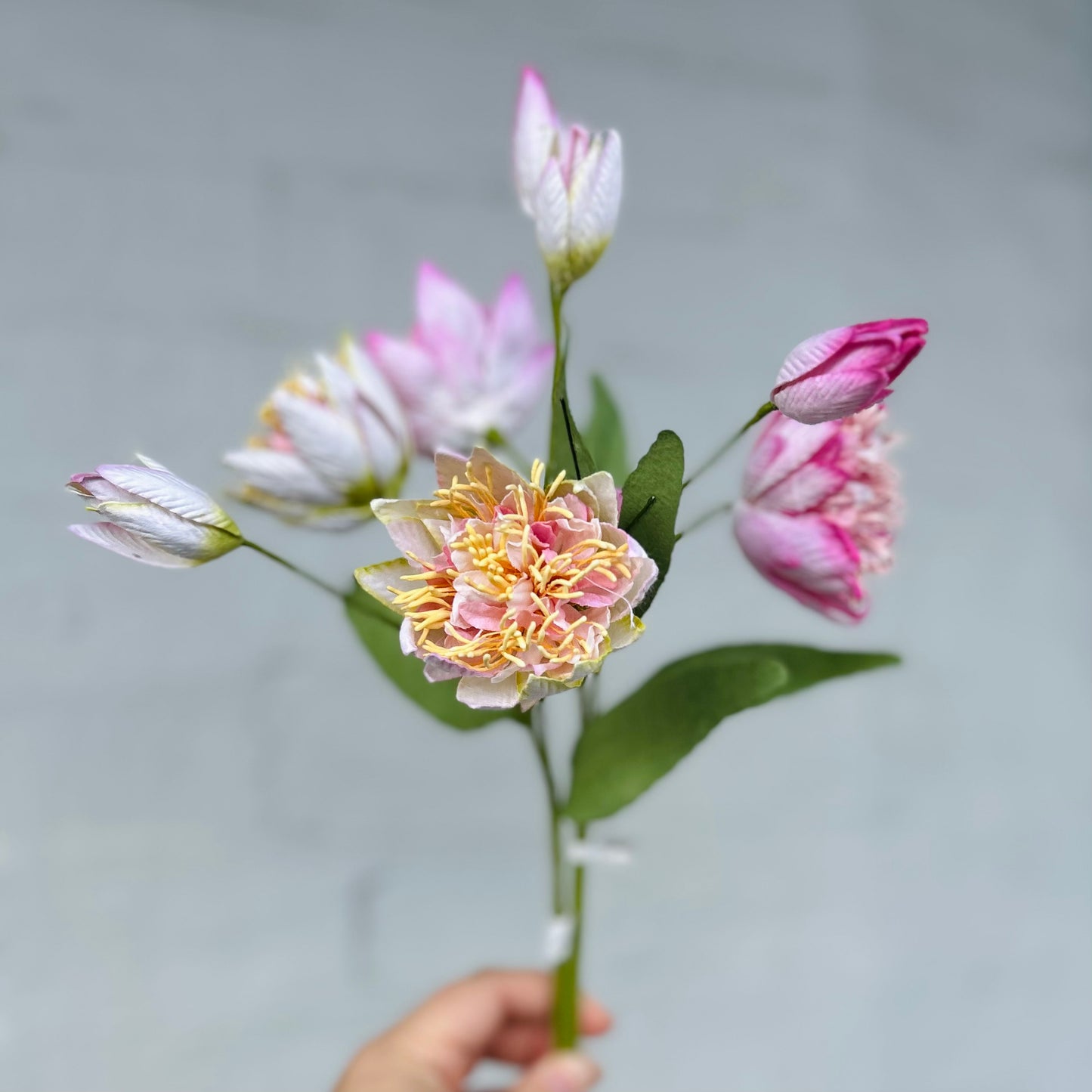 Bridal Protea White Paper Flower
