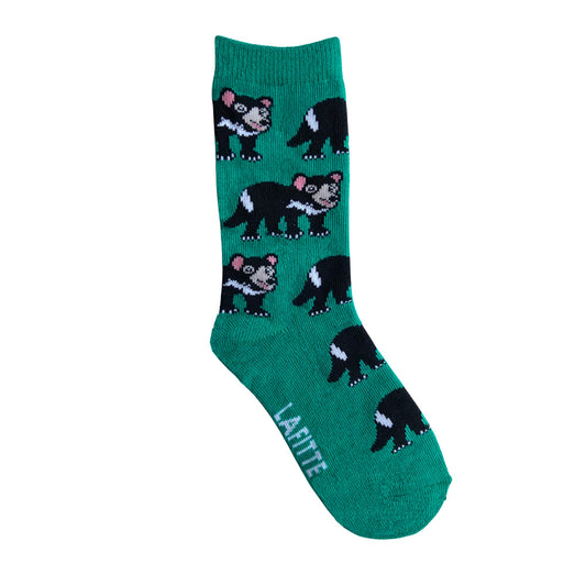 Kids Socks Tassie Devils Jade