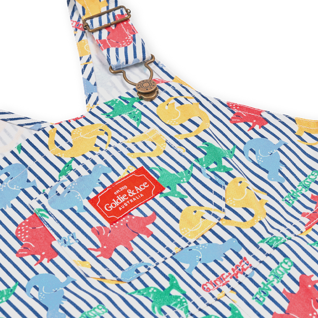Dino Print Burton Baby Overall