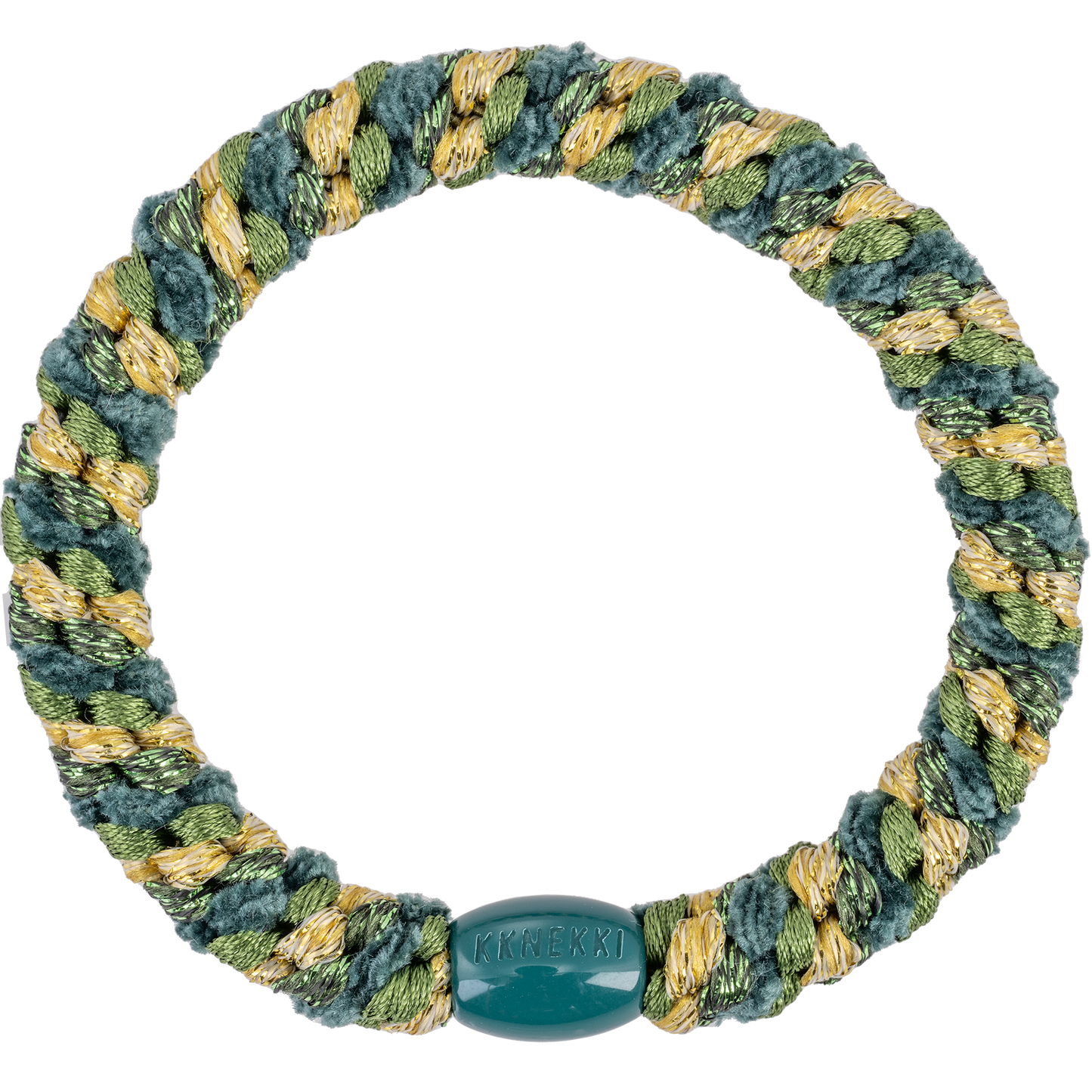Mix Green Velvet KKNEKKI Hair Tie