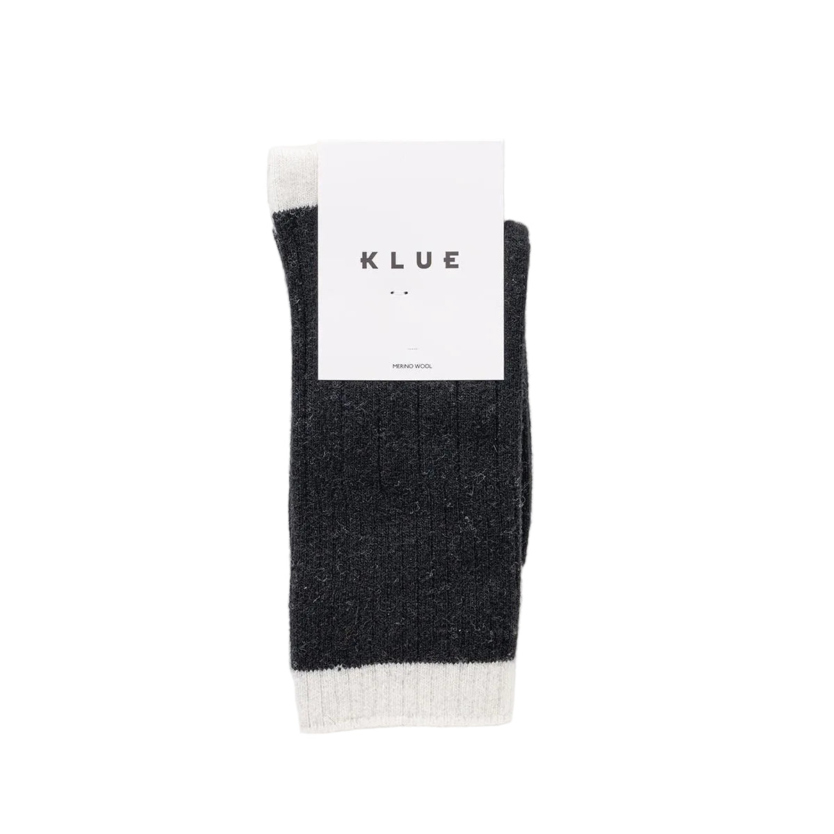 Black & White Bands Merino Wool Socks