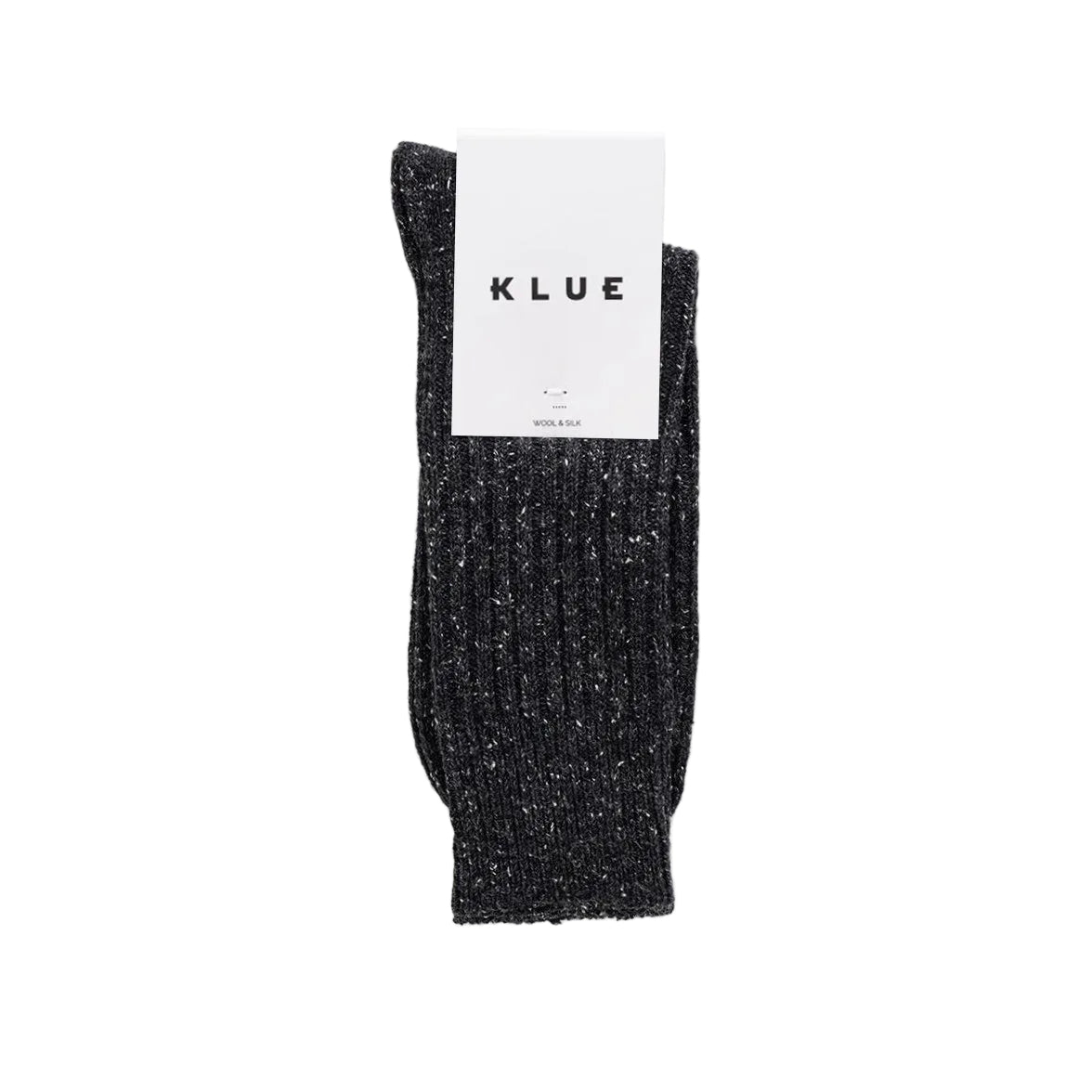 Black Dust Star Silk & Wool Socks