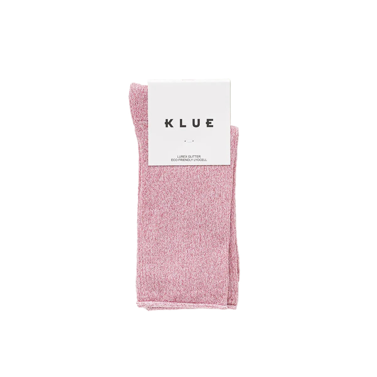Pink Glitter Lurex Socks