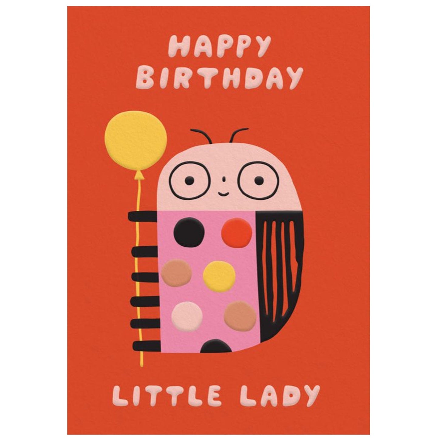 Happy Birthday Little Lady Greeting Card