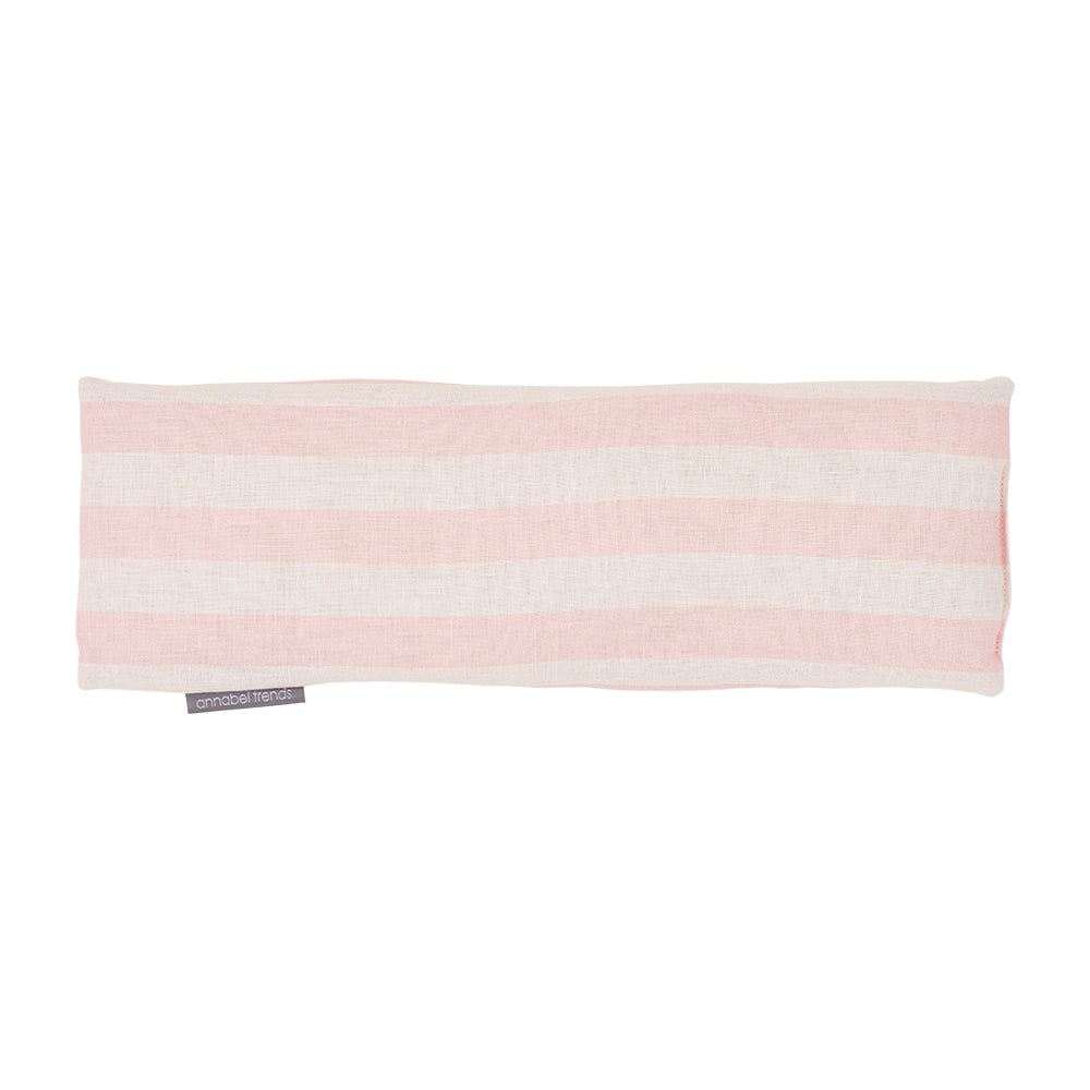 Linen Heat Pillow Pink Stripe