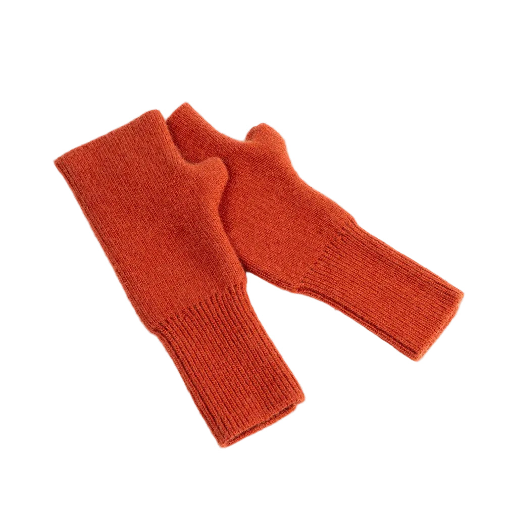 Burnt Orange Cashmere Julia Mittens