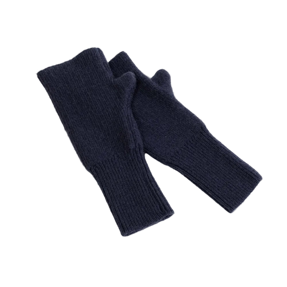 Navy Cashmere Julia Mittens