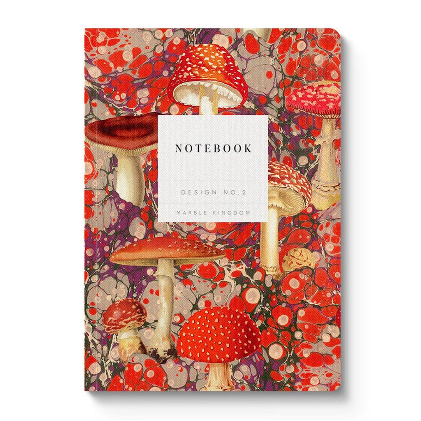 Marble Fungi A5 Soft Cover Notebook