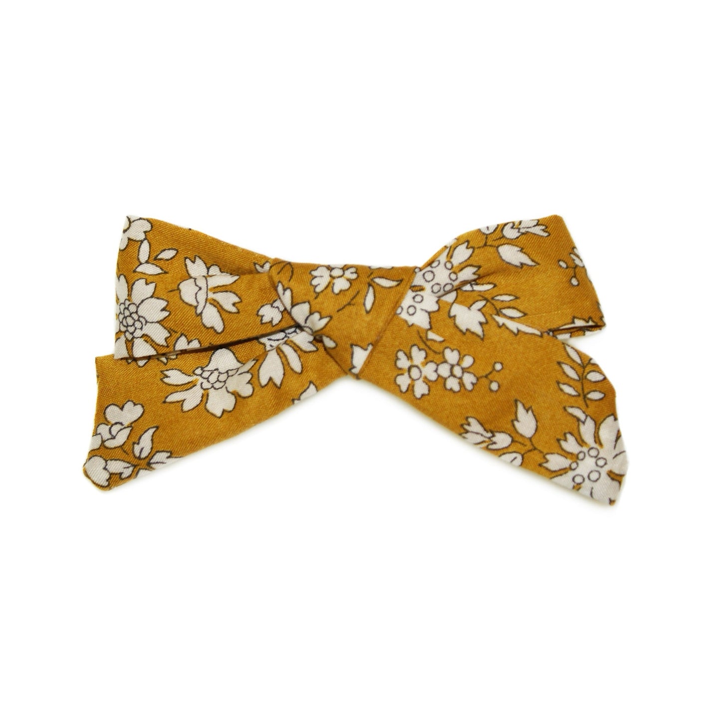 Liberty Mustard Capel Soft Bow Clip