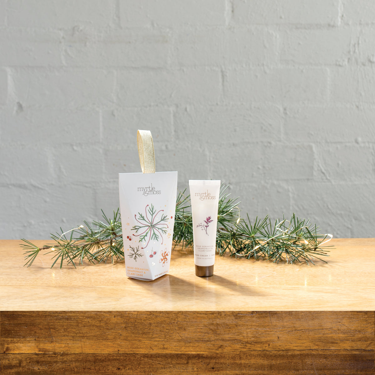 Rose Geranium, Grapefruit & Clary Sage Hand Cream Ornament