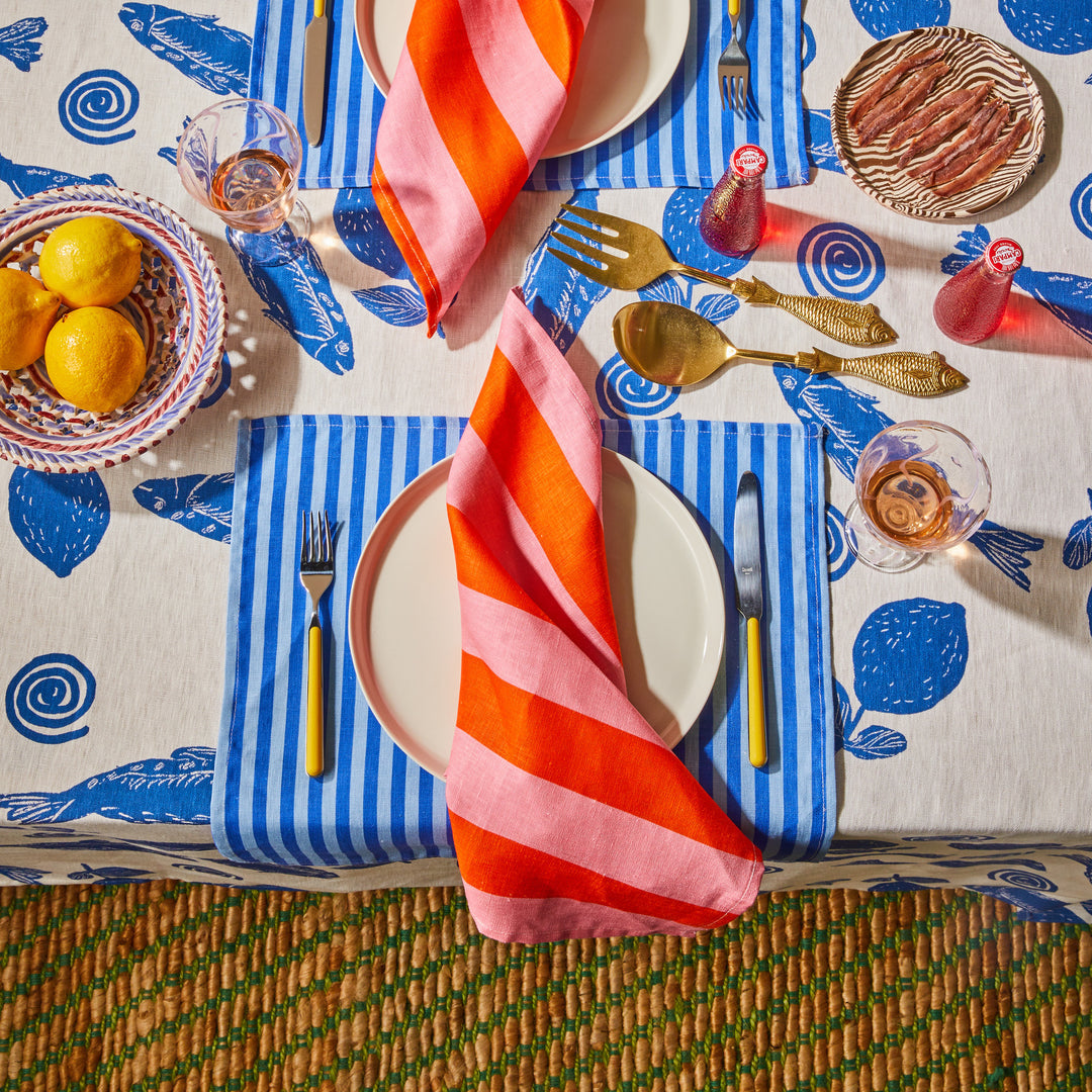 Bold Stripe Sorbet Napkins Set of 4