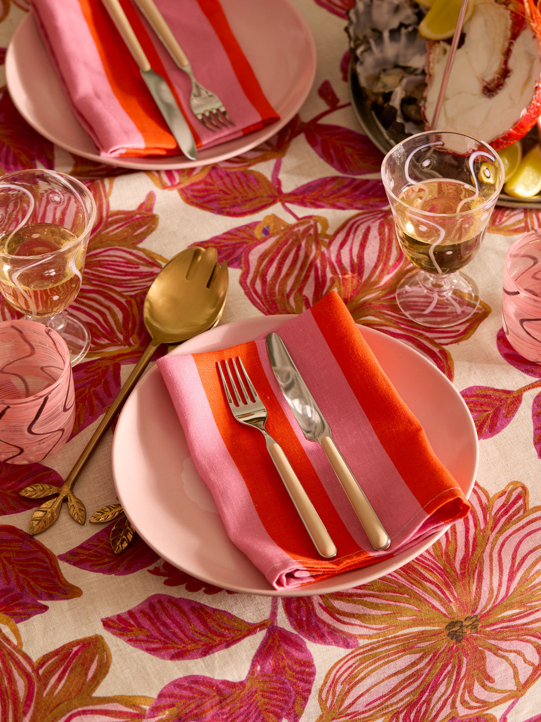 Bold Stripe Sorbet Napkins Set of 4