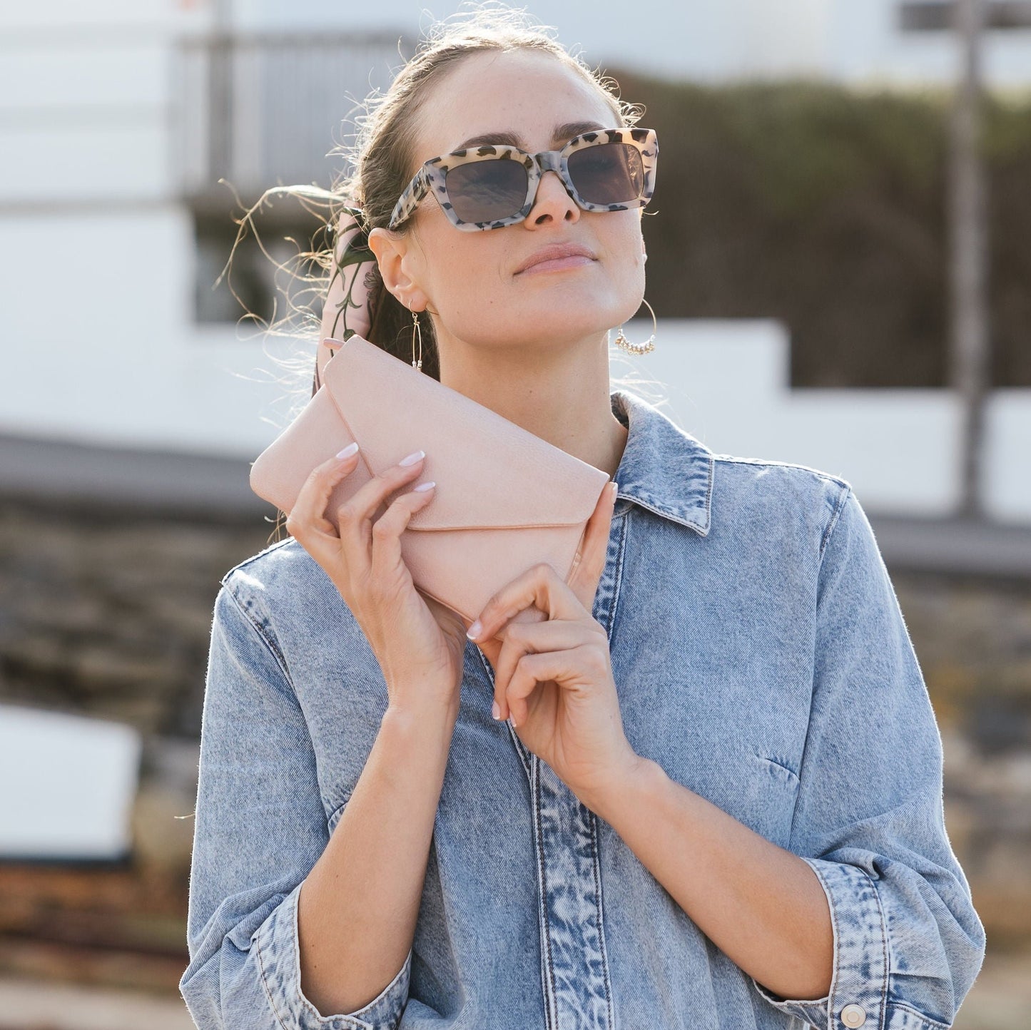Quinn Purse Dusky Pink