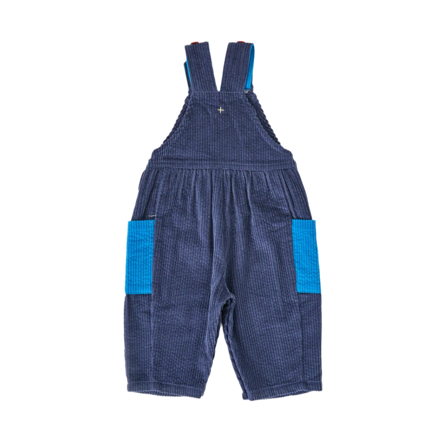 Sammy Corduroy Colour Block Baby Overalls
