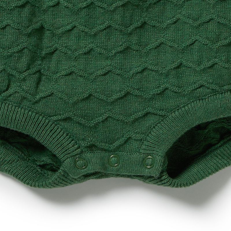 Lillipad Organic Knitted Chevron Baby Bodysuit