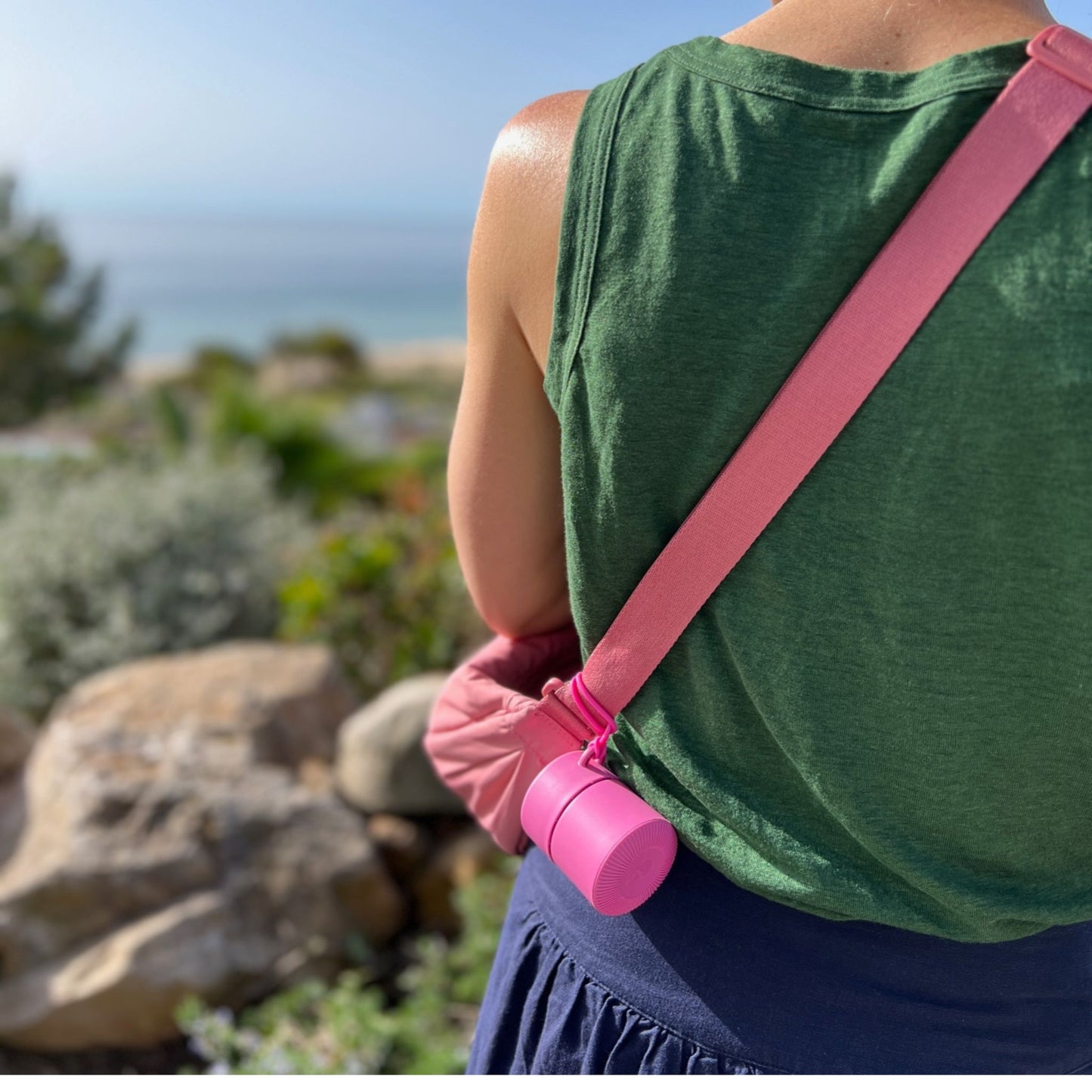 Refillable Sunscreen Applicator Salt Lake Pink