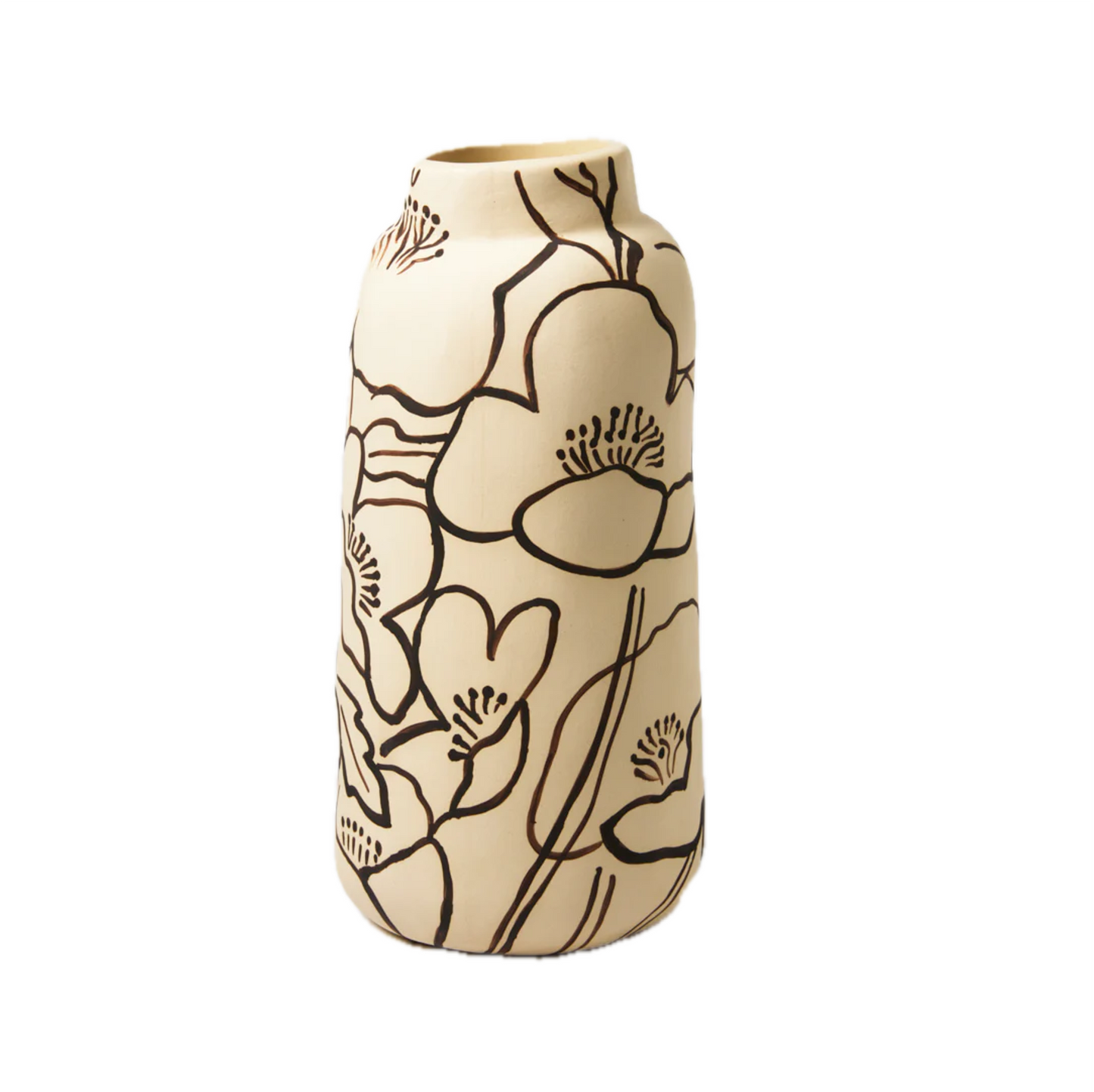 Tender Poppy Tall Vase
