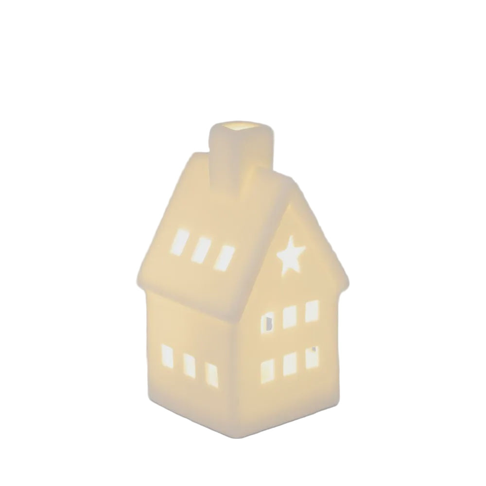 Light Up Porcelain House Extra Small
