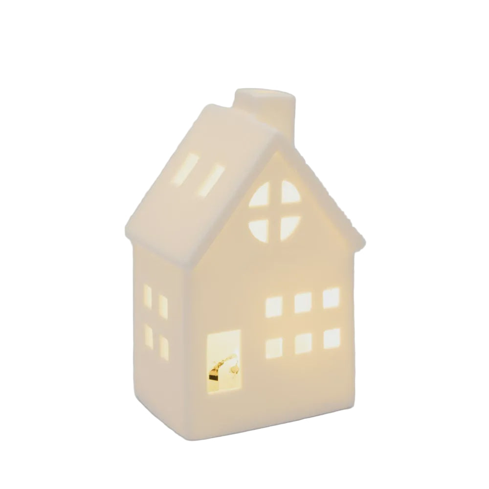 Light Up Porcelain House Small