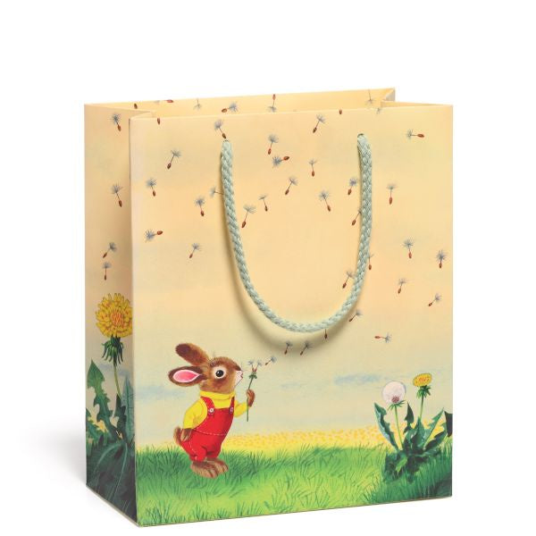 Bunny and Dandelion Gift Bag Medium