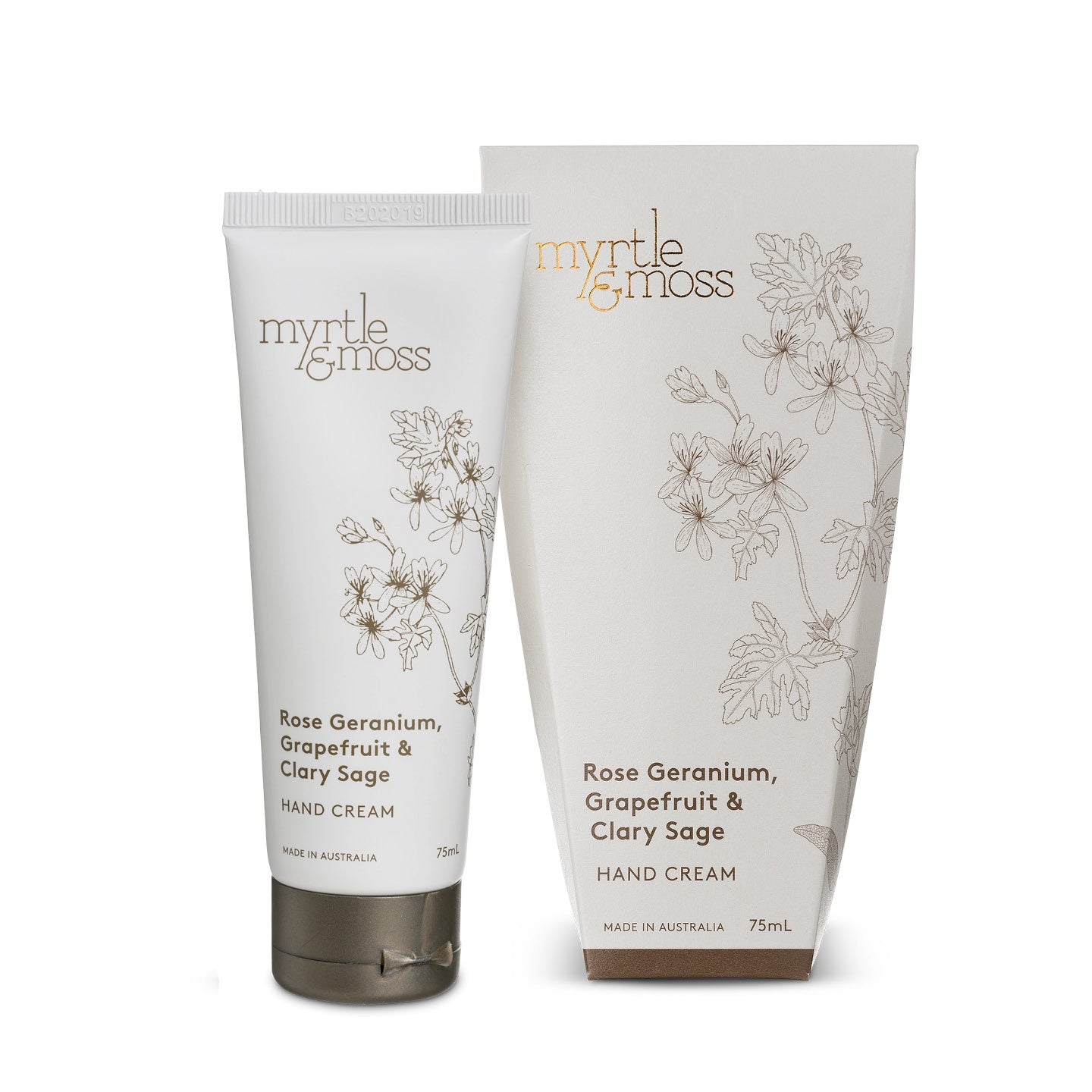 Rose Geranium, Grapefruit & Clary Sage Hand Cream 75ml