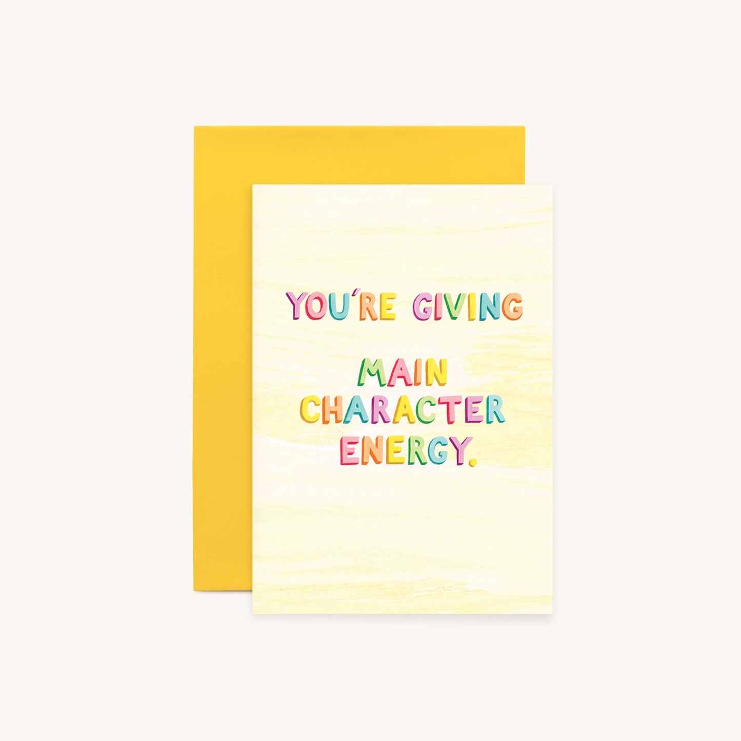 Main Character Energy Sunshine Greeting Card
