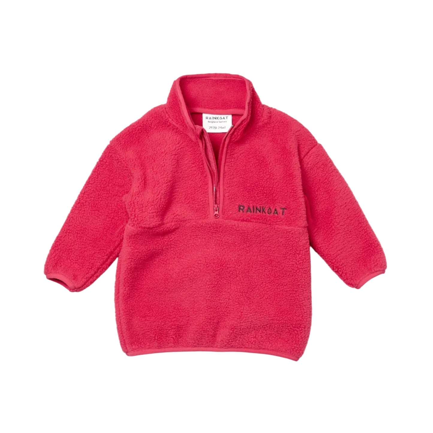 Quarter Zip Fleece Red