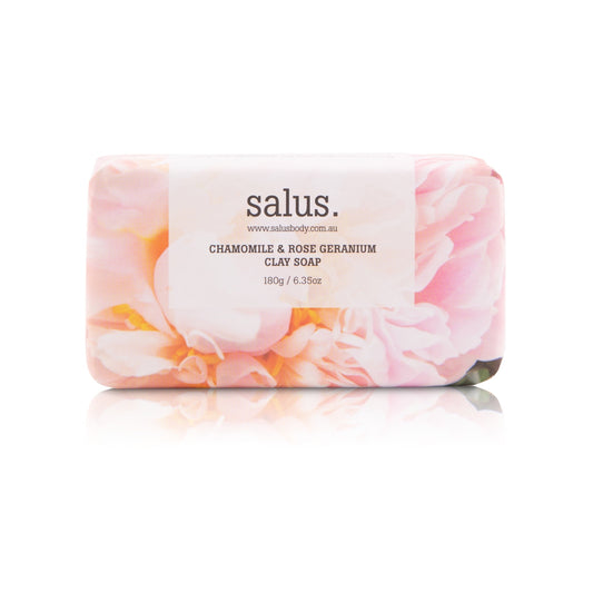 Chamomile & Rose Geranium Clay Soap
