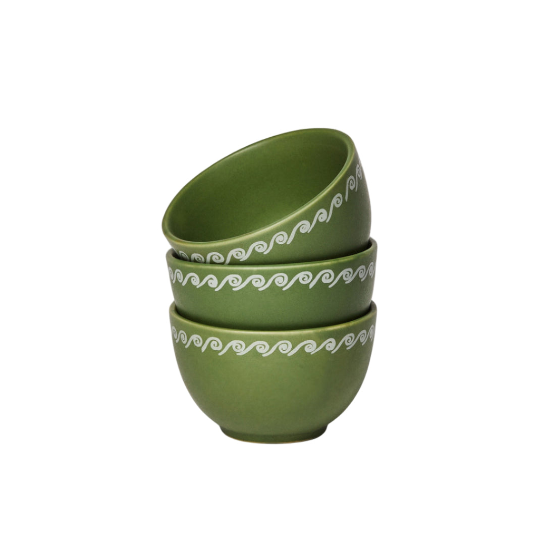 Vines Green Small Bowl