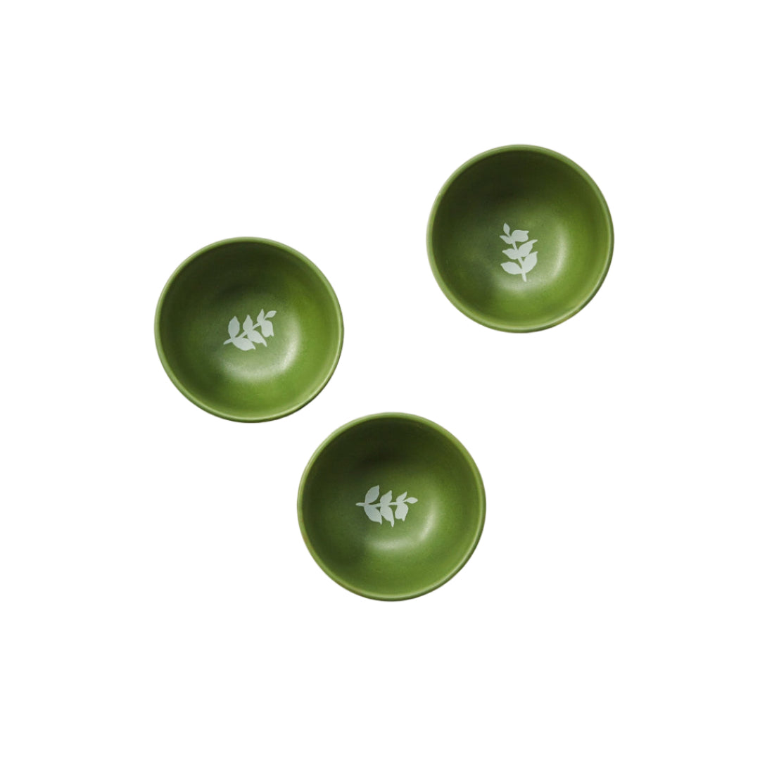 Vines Green Small Bowl