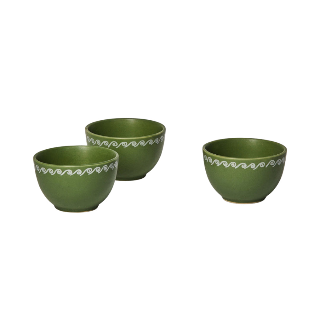 Vines Green Small Bowl