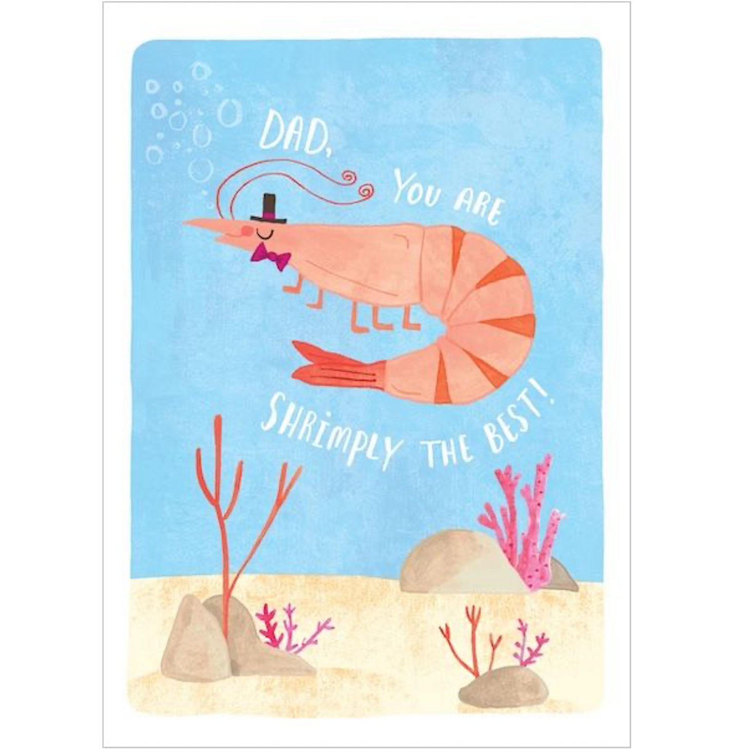 Dad Shrimply Greeting Card
