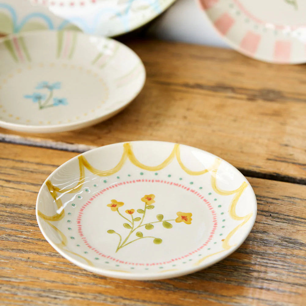 June's Garden Yellow Bush Pea Side Plate