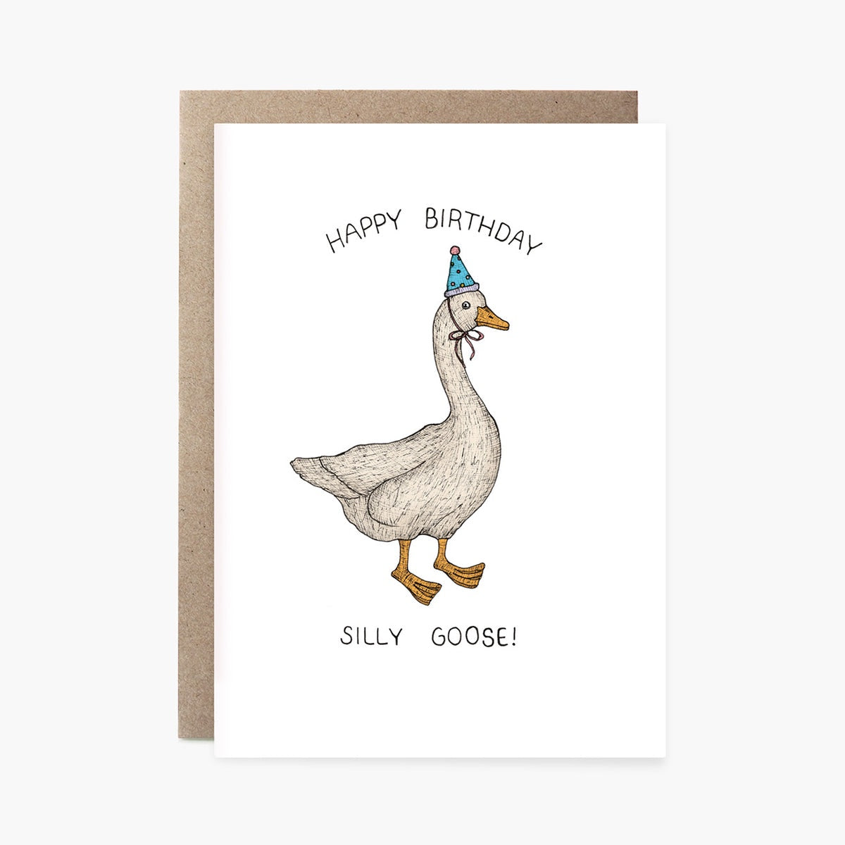 Silly Goose Greeting Card