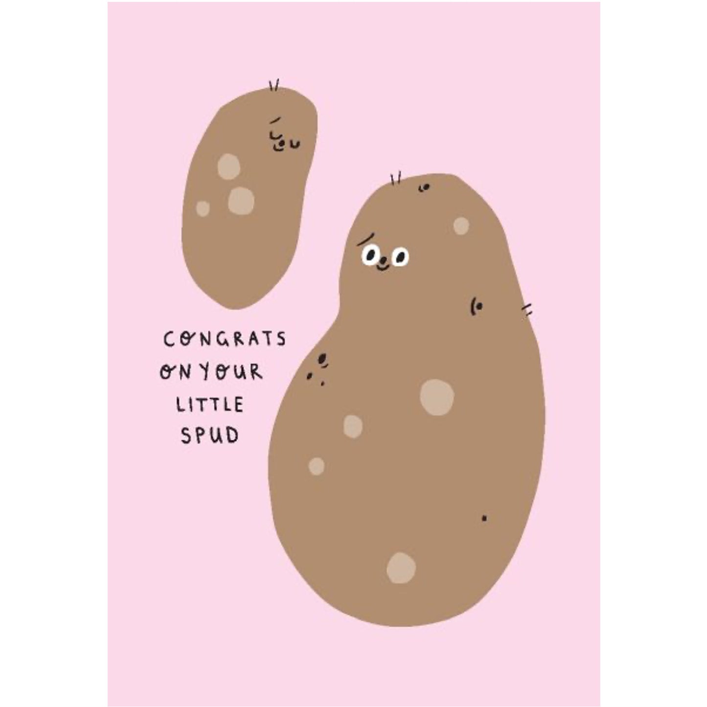 Little Spud Greeting Card