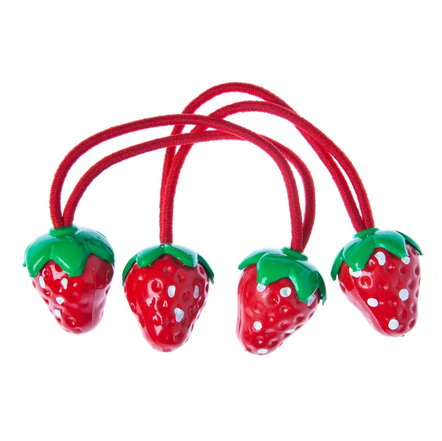 Strawberry Hair Bobbles Set of 2