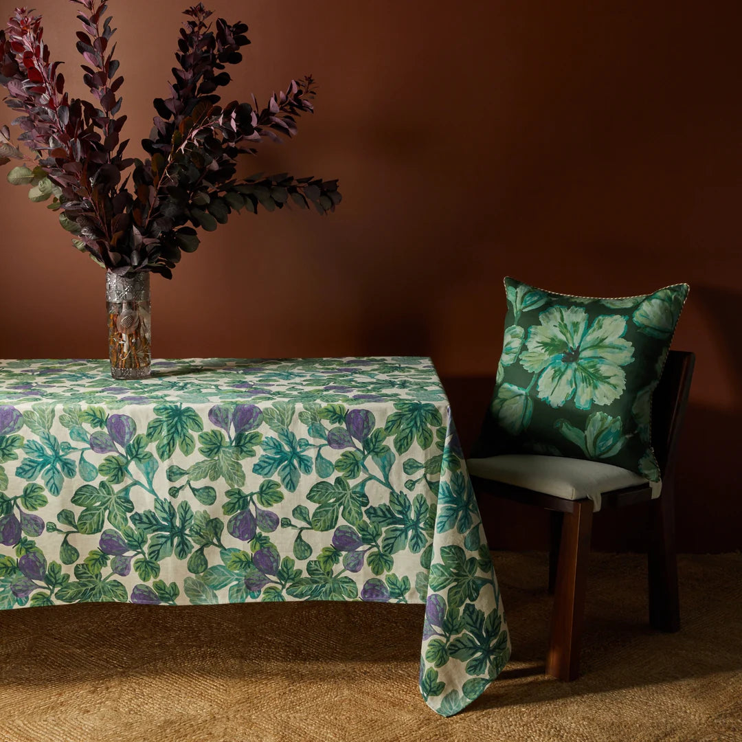 Figgy Green Tablecloth