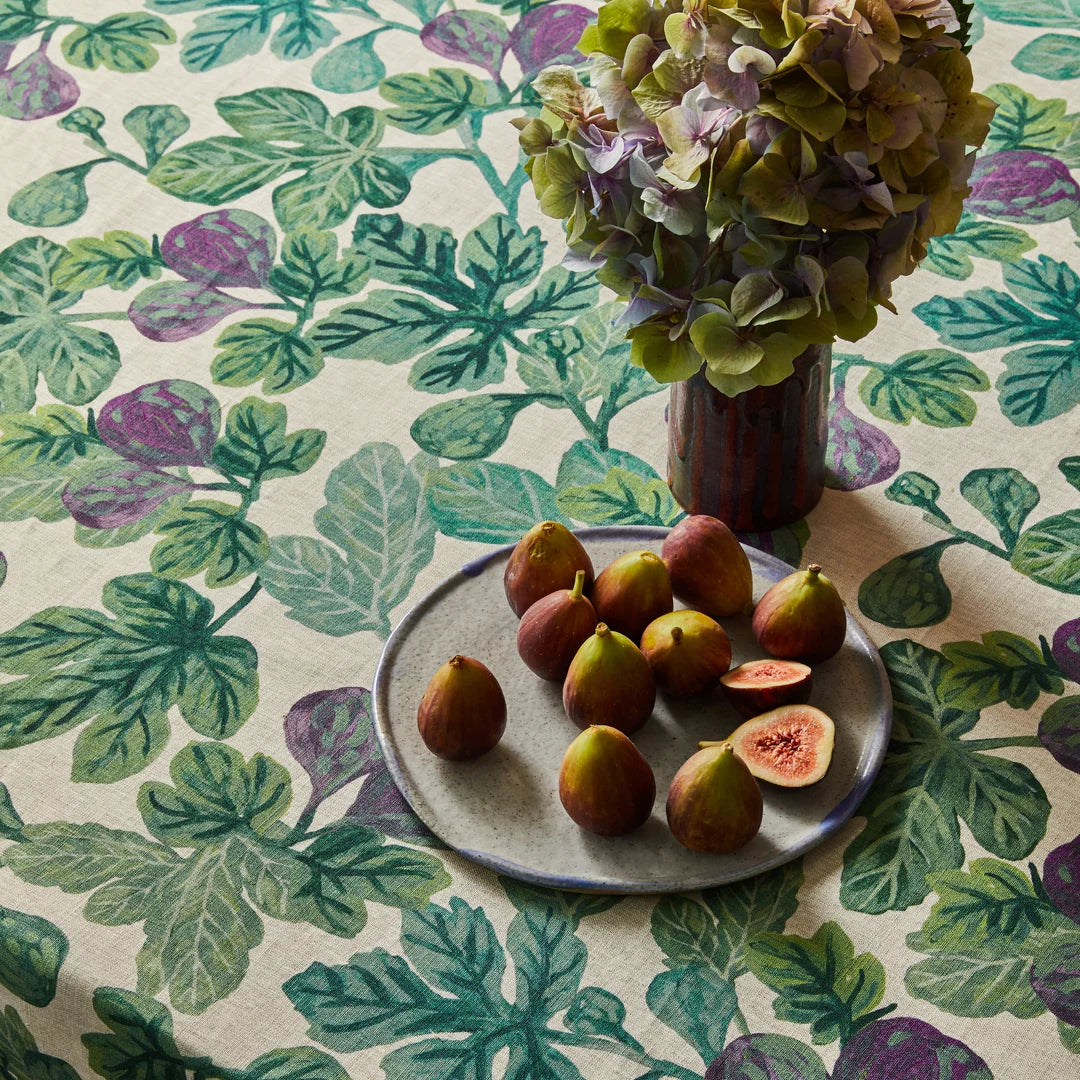 Figgy Green Tablecloth