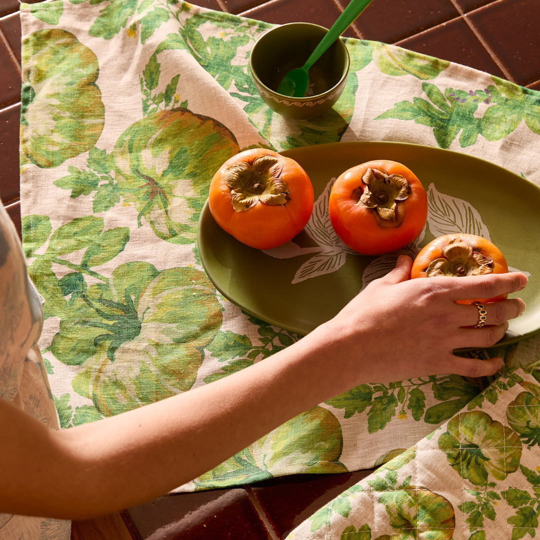 Heirloom Green Tea Towel