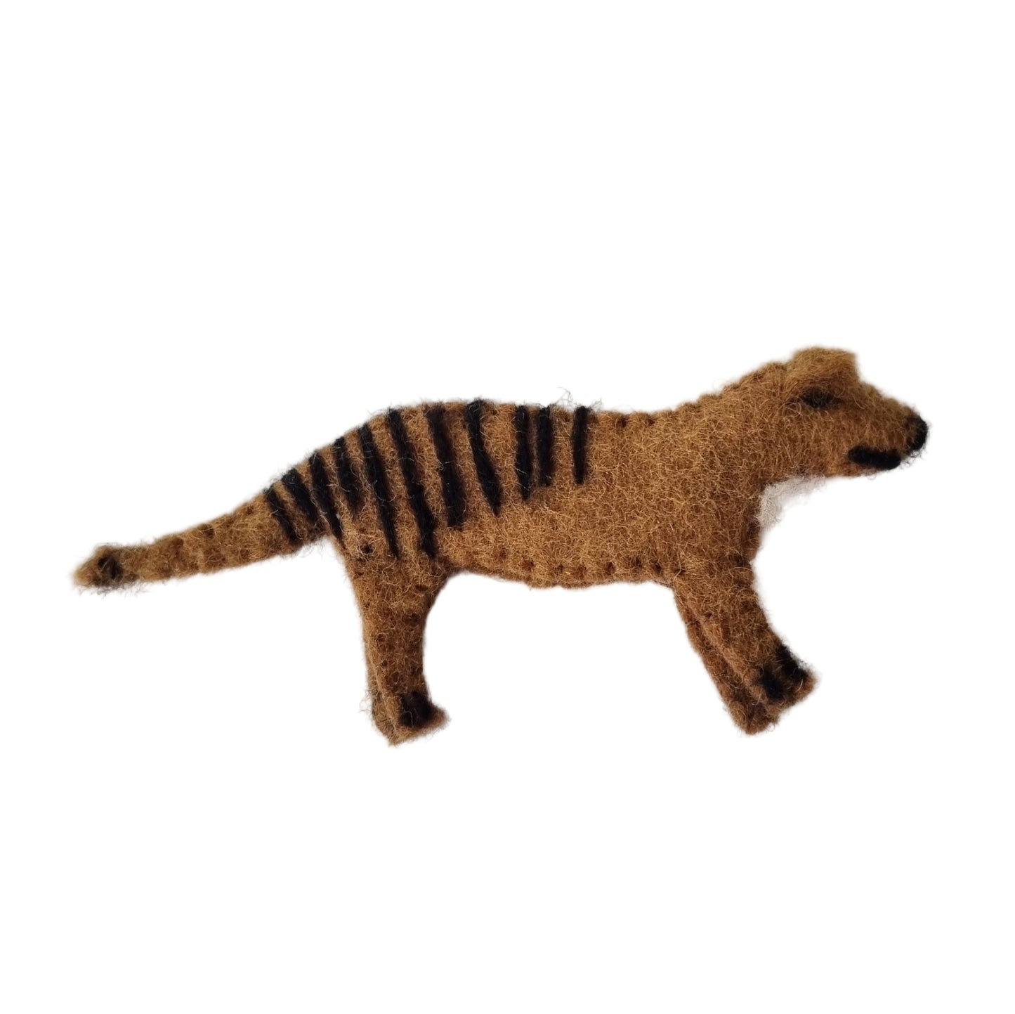 Tasmanian Tiger Wool Finger Puppet