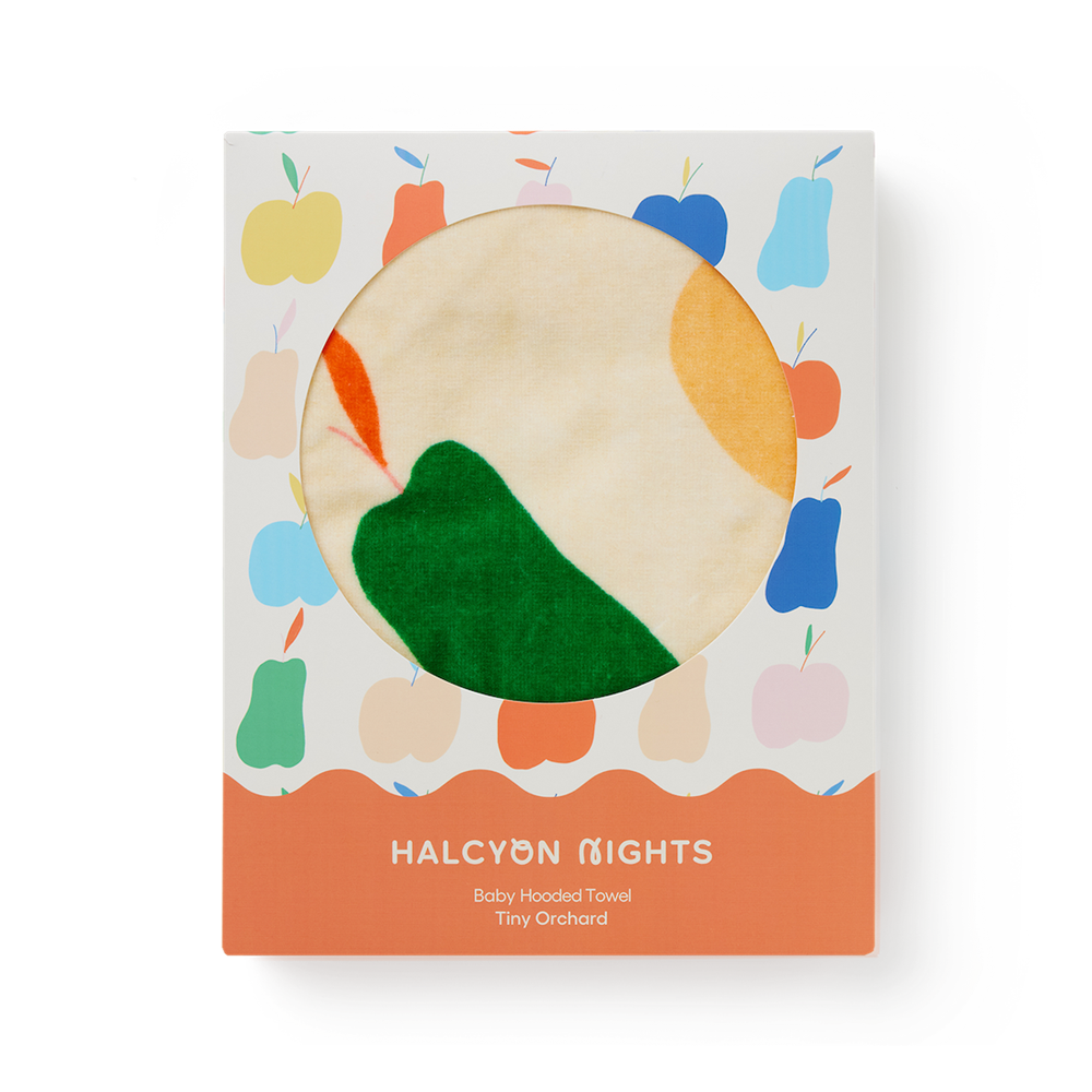 Tiny Orchard Baby Hooded Towel