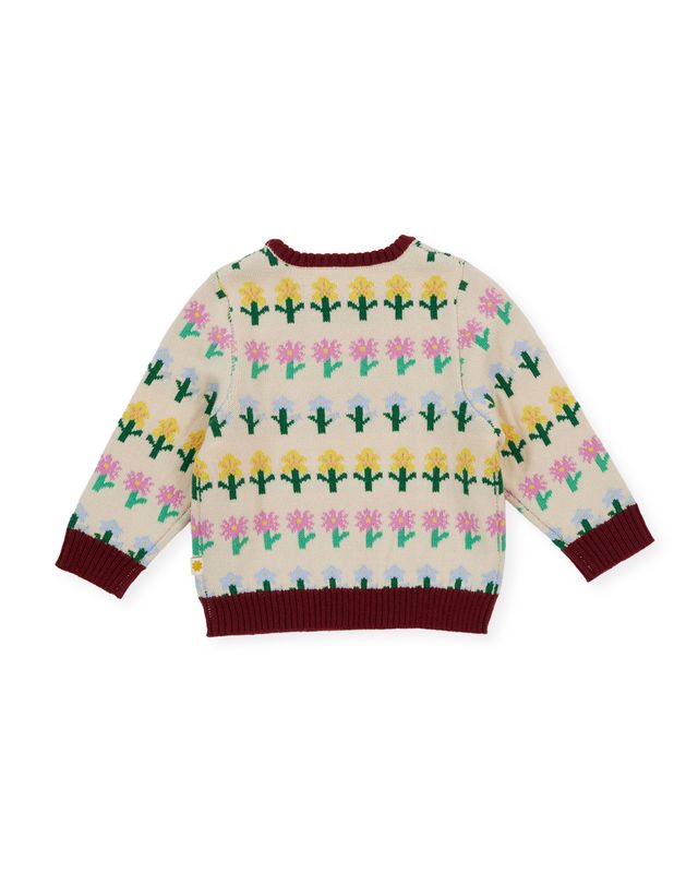 Flower Garden Knit Kids Jumper