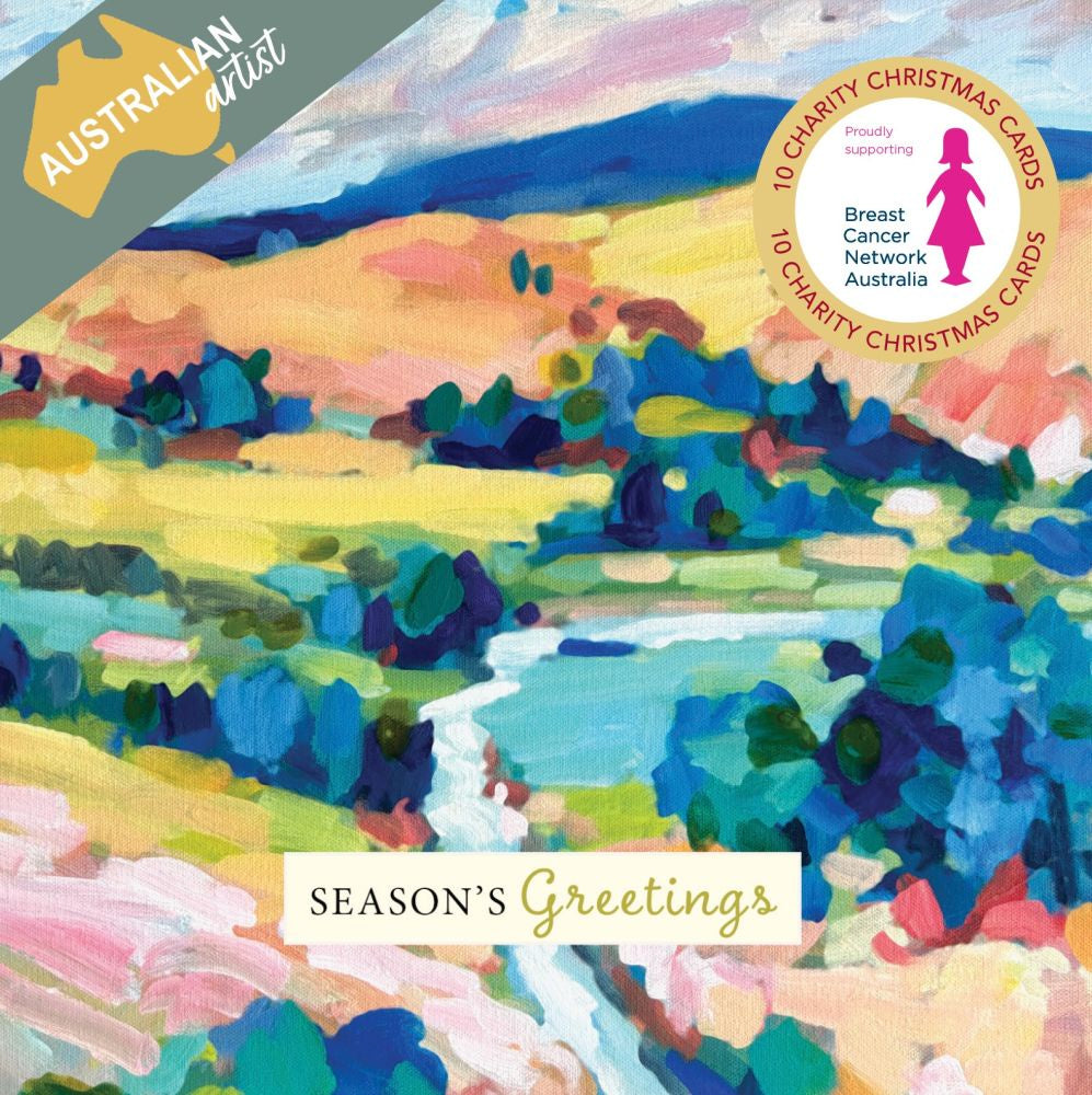 Australian Christmas Landscape Charity Christmas Cards Set of 10