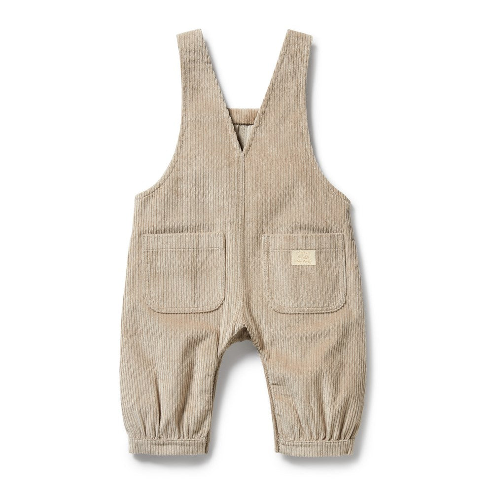Sand Organic Cord Overall