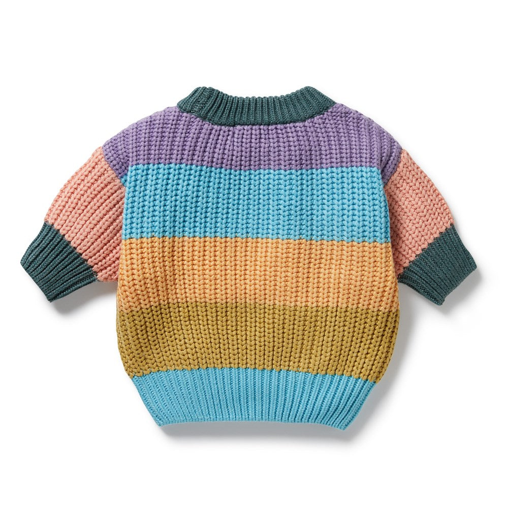 Rainbow Organic Kids Knitted Jumper